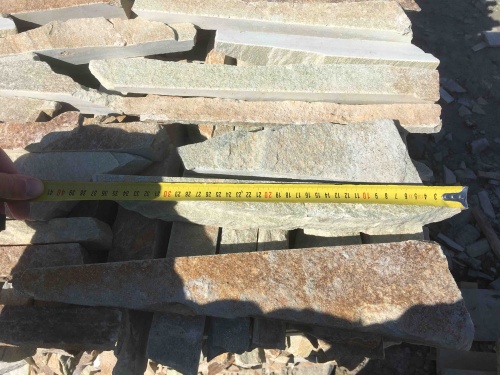 Горбушка златолит золотистый для облицовки купить в Туапсе