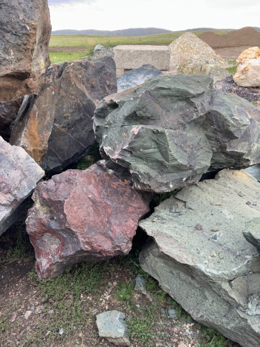 Камни для ландшафтного дизайна зелёные 10-60 килограмм купить в Туапсе