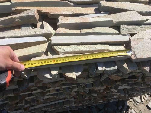 Горбушка златолит золотистый для облицовки купить в Туапсе